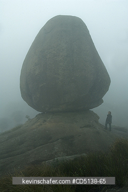 BRAZIL: Rock formation, Itatiaia National Park, Mantiqueira Range, Rio State, Southeast, Brazil.