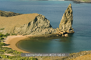 GALAPAGOS: Beach and Pinnacle, Bartolome Island, GALAPAGOS, ECUADOR