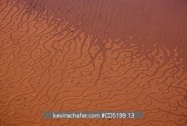 MADAGASCAR: River delta mudflats Betsiboka River, AERIAL, Mahajanga area, W. Madagascar 