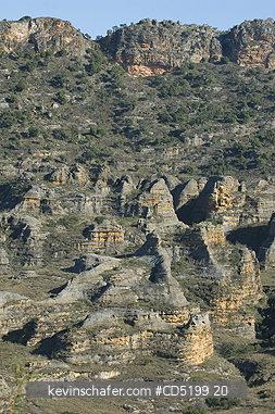 MADAGASCAR: Madagascar, Isalo National Park, Eroded landscape