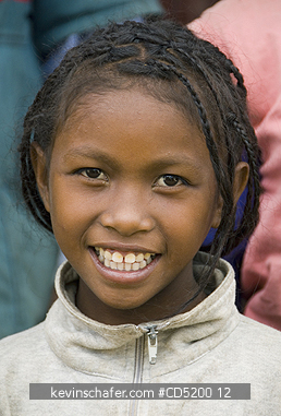 MADAGASCAR: Malagasy girl, near Moramanga, Eastern Madagascar