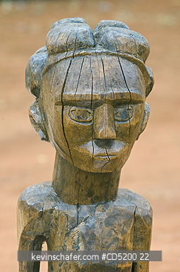 MADAGASCAR: Antandroy funeral figure, Berenty Reserve, So. Madagascar