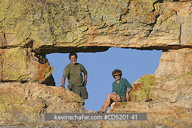 MADAGASCAR: Madagascar, Isalo National Park, La Fenetre (Window) Natural Arch