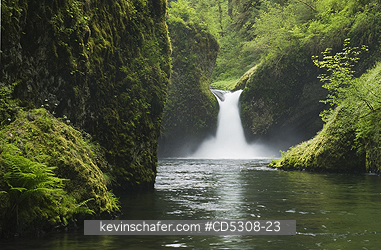 OREGON, WATERFALLS: Punchbowl Falls, Eagle Creek, Mt. Hood National Forest, Oregon USA