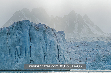 SVALBARD: Face of Monaco Glacier, Leifdefjorden, Svalbard