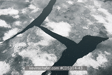 SVALBARD: Cracks in Pack Ice, 81 degrees North, Svalbard