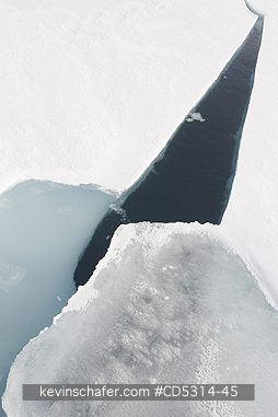 NORWAY: Pack Ice broken by ship, 81 degrees North, Svalbard, Arctic Norway