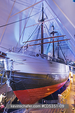 NORWAY, OSLO: FRAM, Historic Polar Expedition ship, Fram Museum, Oslo, Norway