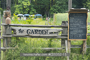 WASHINGTON: Stehekin Garden, created by Karl Gaskill, Stehekin, Lake Chelan National Recreation Area, North Cascades, Washington USA