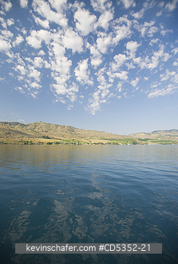 WASHINGTON: Lake Chelan, Washington USA - 50 miles long, Third deepest in the USA