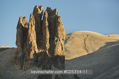 OREGON: Volcanic Tuff spires, Leslie Gulch Recreation Area, Area of Critical Environmental Concern, Bureau of Land Management, Owyhee district, Oregon