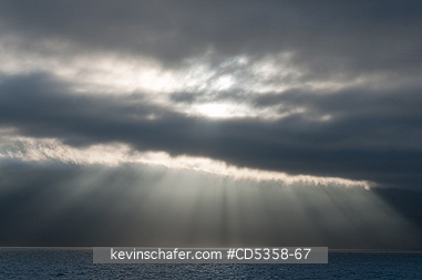 ECUADOR, GALAPAGOS ISLANDS: Sun and sky over Galapagos Islands, Ecuador