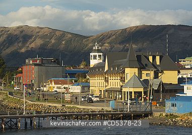 CHILE, CITIES: Puerto Natales, port town in Patagonian Chile 