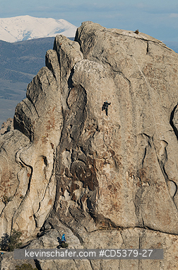 IDAHO, PEOPLE: Climbers on \