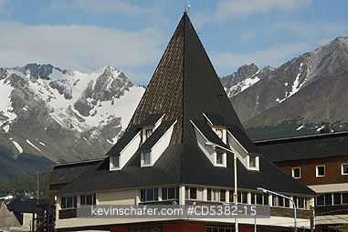 ARGENTINA, CITIES: Government House,  Ushuaia, Tierra del Fuego, Argentina