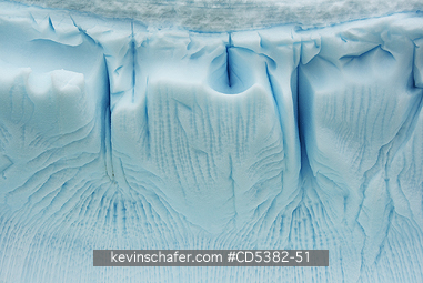 ANTARCTICA, SCENIC: Iceberg Detail, Petermann Island, Antarctic Peninsula, Antarctica