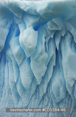 ANTARCTICA, SCENIC: Iceberg Detail, Petermann Island, Antarctic Peninsula