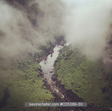 GUYANA, SCENIC: Gorge below Kaieteur Falls, Kaiteur National Park, Guyana - MOBILE PHONE