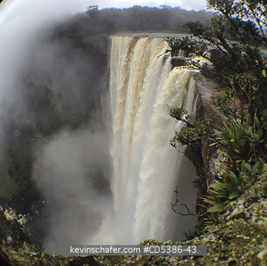 GUYANA, SCENIC: Kaieteur Falls, Kaieteur National Park, Guyana (MOBILE PHONE)