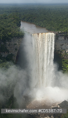 GUYANA, SCENIC: Kaieteur Falls, Aerial, Guyana