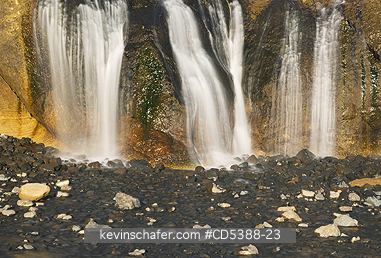 OREGON, SCENIC: Hug Point Falls, Hug Point State Park, near Cannon Beach, Oregon