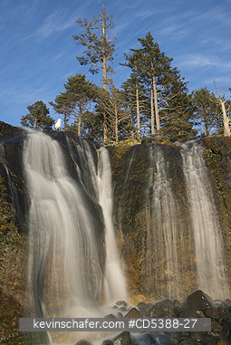 OREGON, SCENIC: Hug Point Falls, Hug Point State Park, near Cannon Beach, Oregon