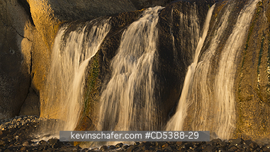 OREGON, SCENIC: Hug Point Falls, Hug Point State Park, near Cannon Beach, Oregon