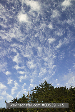WASHINGTON, SCENIC: Giddy clouds over Cape Flattery, NW Coast of USA, Olympic Peninsula, Washington
