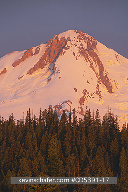 OREGON, SCENIC: Sunrise on Mt. Hood, 11,250\\\' (3,429 m)