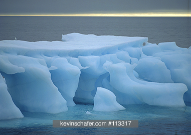 NORWAY, SPITSBERGEN: Iceberg, Svalbard August.