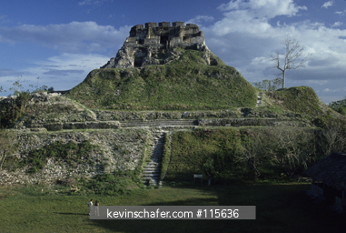 BELIZE: Xunantunich, Maya ruins, western Belize.