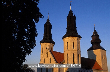 SWEDEN: Visby, Gotland Island, Domkyrken, medieval city and World Heritage Site.