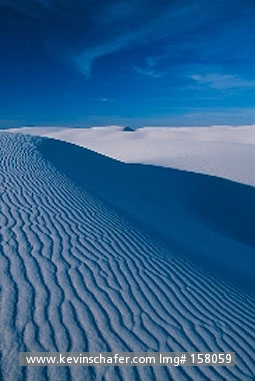 USA, NEW MEXICO: White Sands National Monument, largest Gypsum Dunes in the World.