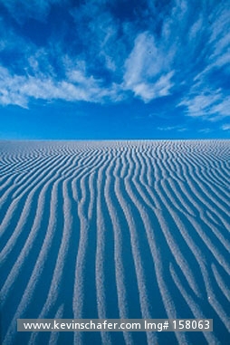 USA, NEW MEXICO: White Sands National Monument, largest Gypsum Dunes in the world.