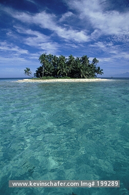 BELIZE: Belize, Barrier Reef, Unnamed island or cay.