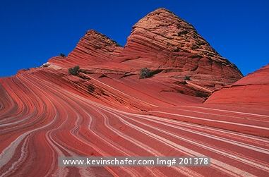 UTAH: USA, Utah, Paria/Vermillion Cliffs National Monument,  Coyote Buttes, Sandstone forms and blue sky.