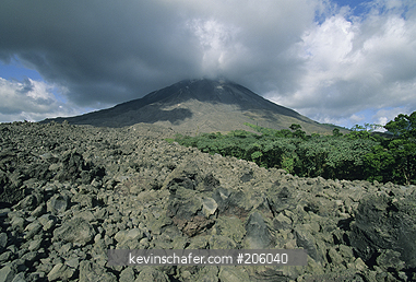 COSTA RICA: Costa Rica, Arenal National Park, Arenal Volcano is one of the world\\\\\\\'s most active volcanoes.