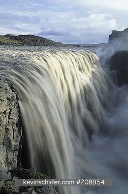 ICELAND: Iceland, Dettifoss, Jokulsa a Fiollum River, Largest waterfall in Iceland.