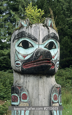 ALASKA: Saxman Village, Ketchikan, Southeast Alaska.