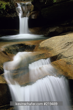 NEW HAMPSHIRE, USA: White Mountains National Forest, Sabbaday Falls, Kancamagus Highway, October.