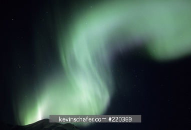AURORA BOREALIS: South Central Alaska, Hatcher Pass, Talkeetna Mountains, Jan. 17-18, 2005.