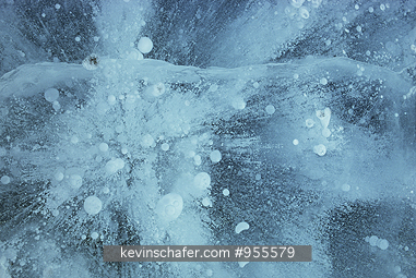 ANTARCTICA: Detailed, formed ice crystals in sea ice.