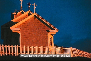 USA, ALASKA, BERING SEA: St. Paul Island, Pribilofs, Alaska Russian Orthodox Church.